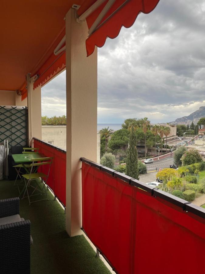Charmant 2 Pieces Vue Sur Mer Et Monte-Carlo A Roquebrune Cap Martin Exterior foto